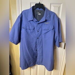 Habitat dry fit short sleeve button up